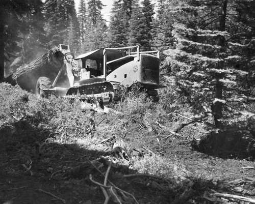 Logging tractor