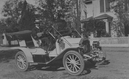 John Fife in 1910 Automobile