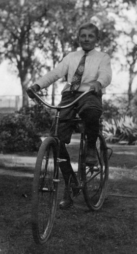 Garrison Patrick Riding a Bike