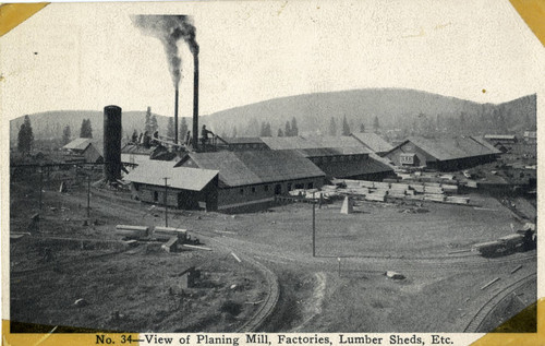 Planning Mill, Factories, Lumber Sheds