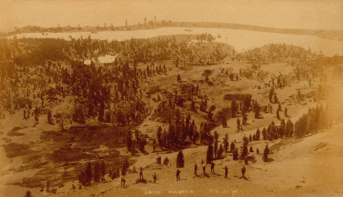 Men standing on Snow Mountain