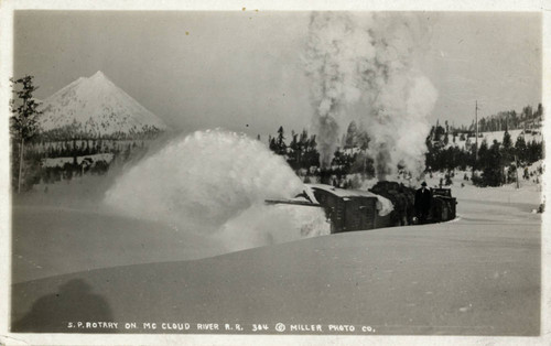 S.P. Rotary on McCloud River Railroad