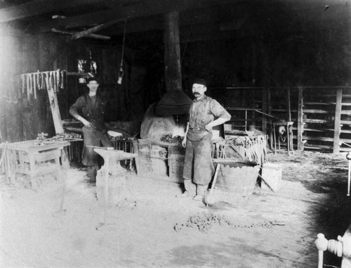 Blacksmith shop at Lyonsville