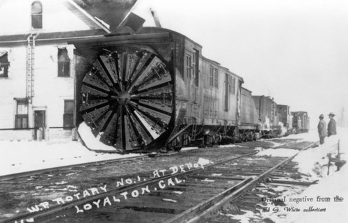 Railroad in the Snow