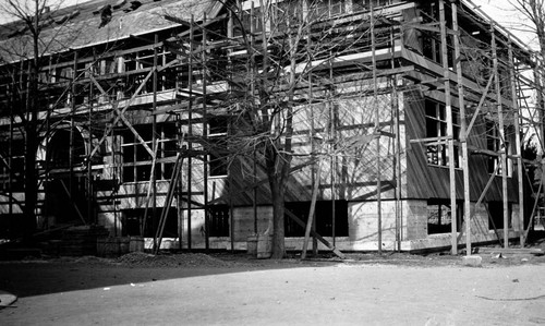 Chico State Normal School Training School under construction