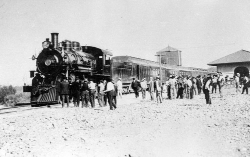 First Passenger Train in Sacramento Valley