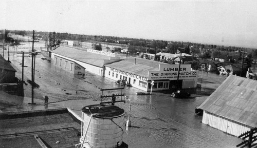 Diamond Match Co. Flooded in Orland