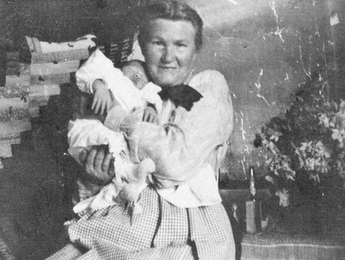 Beulah Gosney's Grandmother and Baby Brother