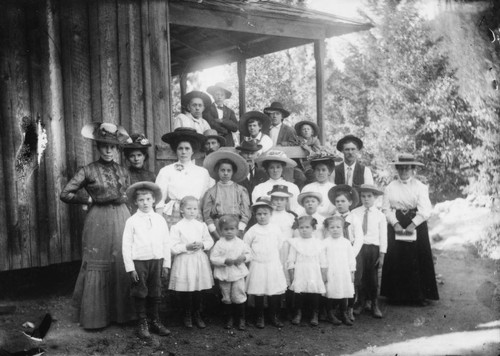 Group of Women and children