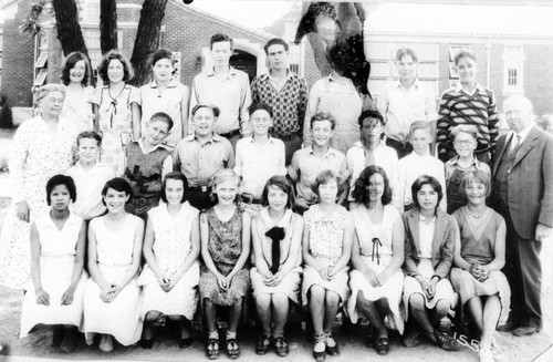 Lincoln School, Red Bluff, 7th grade, late 1920's