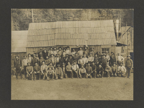 Lumber work crew at West Branch