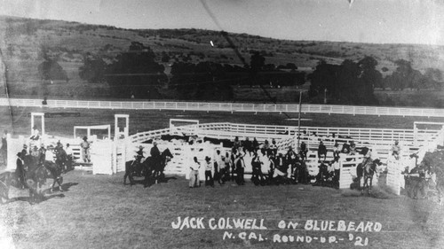 Jack Colwell in 1921 Round-Up