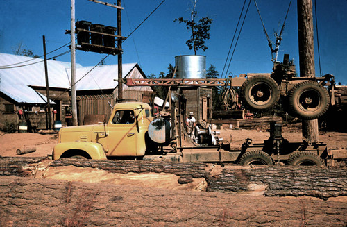 Logging truck--Soper-Wheeler Company