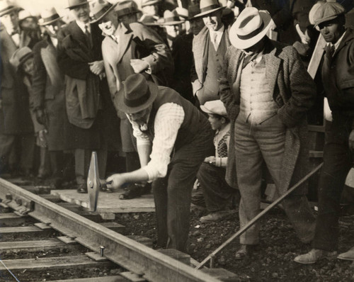 Driving the Golden Spike