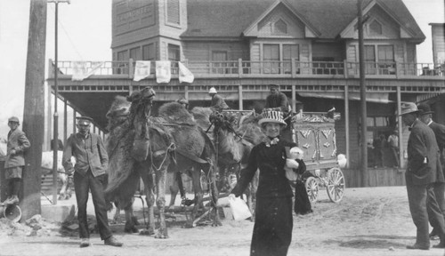 Circus parade in Sisson, Calif