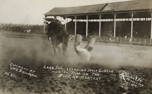 Long Tom and Hoot Gibson, Pendleton Round-Up