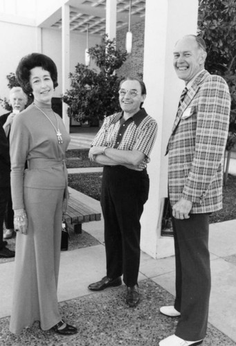 Mrs. Reid, Harlen Adams and Gene Reid