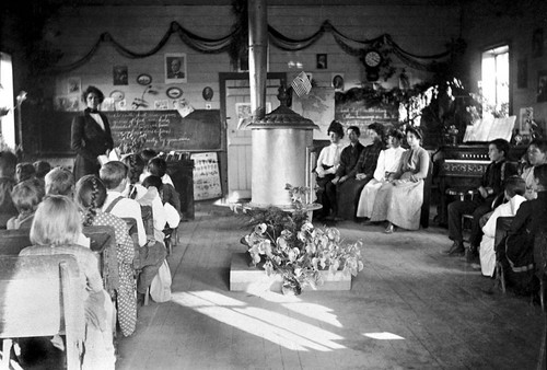 Interior of Meadow Valley School