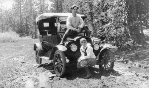 George Petersen with Car