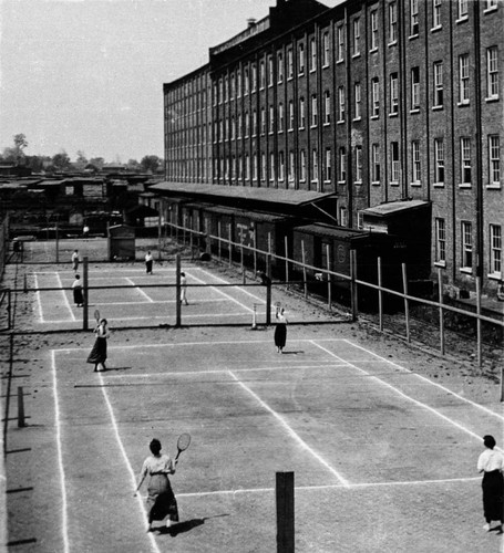 Diamond Match Company : tennis courts for employes, Oswego, NY