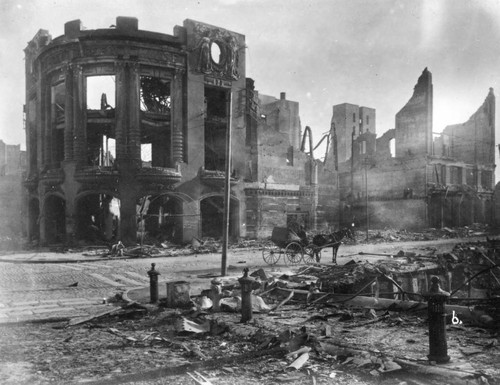 Tivoli Opera House After 1906 San Francisco Earthquake and Fire