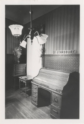 Interior of Dr. Oscar Stansbury Home Office