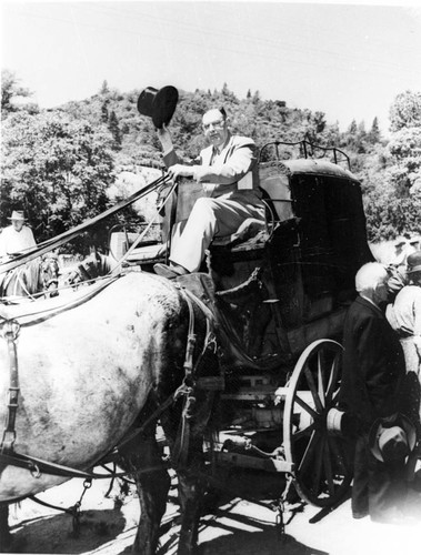 Dedication of Shasta City monument