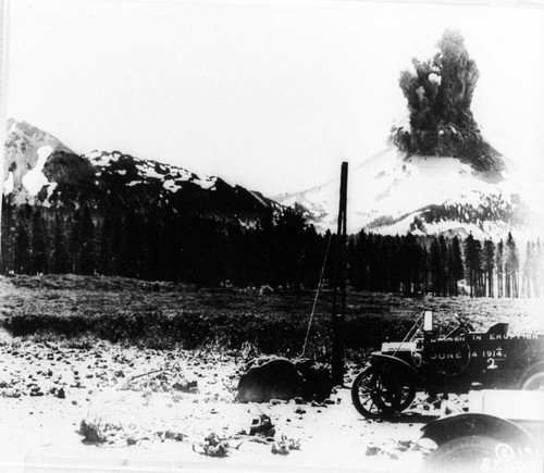 Mt. Lassen eruption