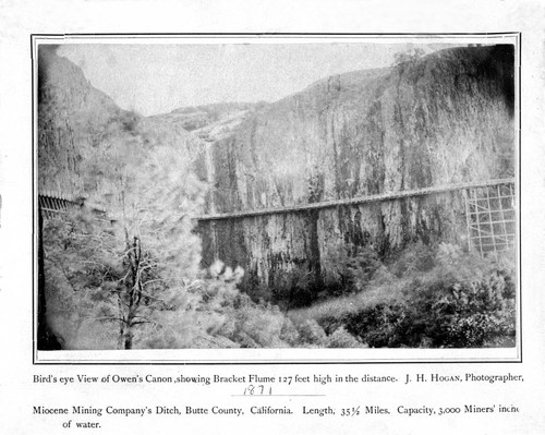 Table Mountain flume