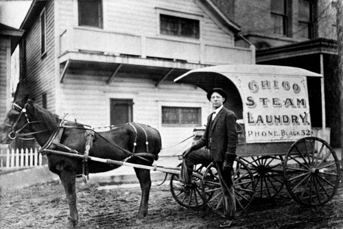 Chico Steam Laundry Wagon