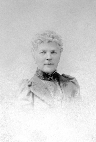 Portrait of Annie Bidwell taken July 14, 1893