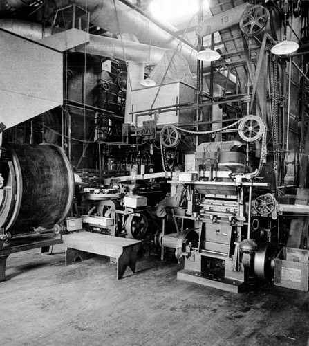 Diamond Match Company : machinery in match factory