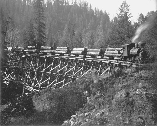 Crossing Big Chico, ca. 1902