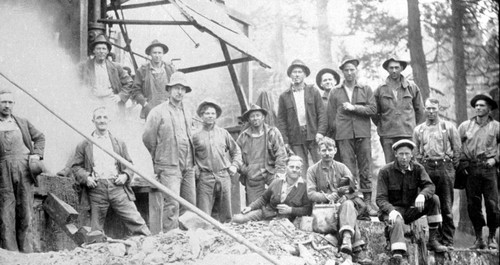 Loggers at Shelton's Camp