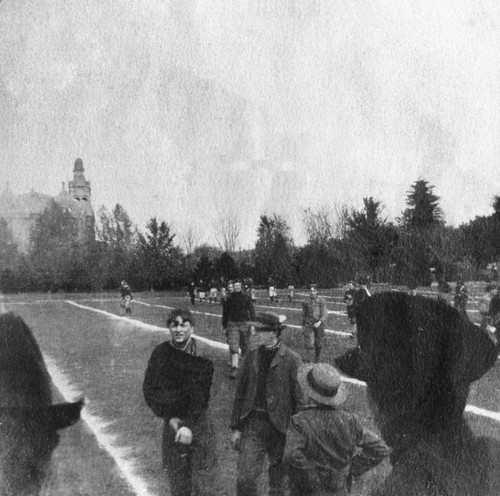 Football game at Chico State Normal School