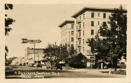 Hotel Oaks and Business Section