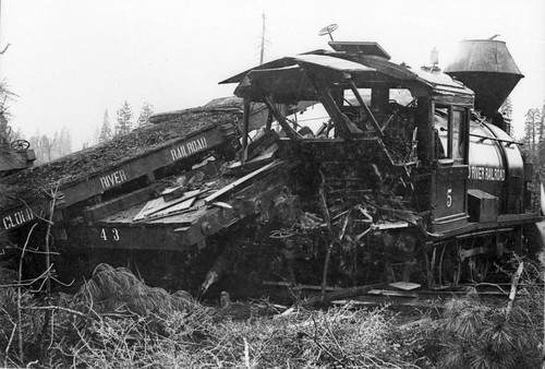 Wreck on McCloud Logging Road