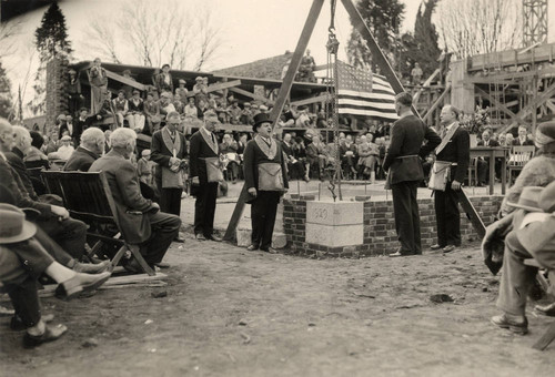 Cornerstone Ceremony, Chico State College