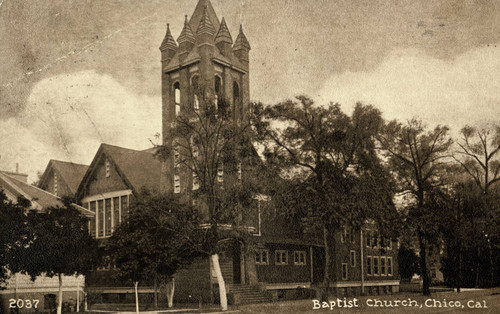 Baptist Church, Chico, Calif. [postcard]