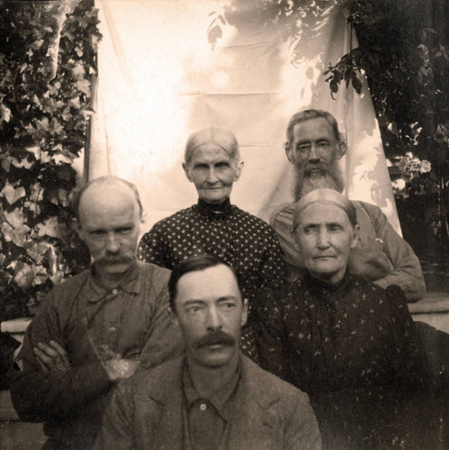 Portrait of some members of the Gault and Nicholls family