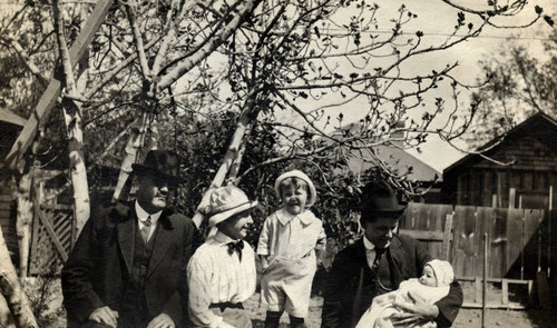 People at the Nopel home in Los Angeles