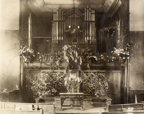 Interior of Chapel Presbyterian Church