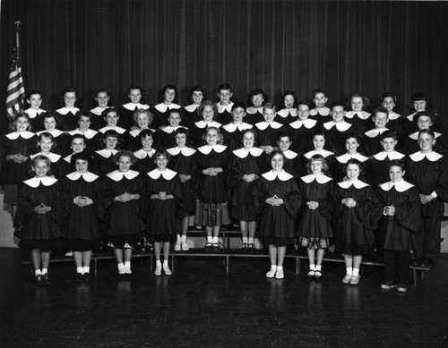 Glee Club at Hooker Oak School