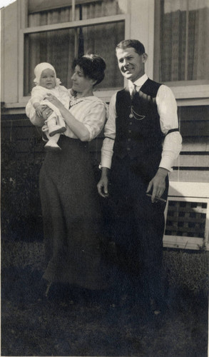 John and Agnes Nopel with John Nopel Jr