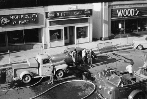 Downtown Fire in Chico, California