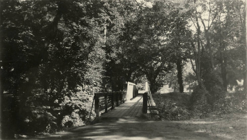 Footbridge to Bidwell Mansion