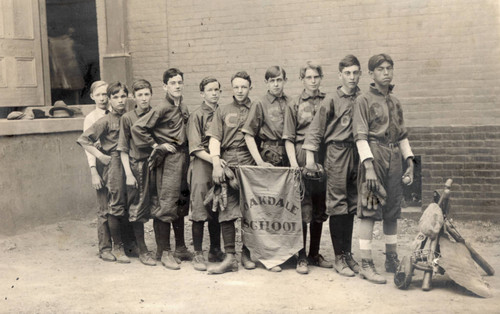 Oakdale School Baseball Team