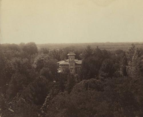 Aerial View Bidwell Mansion