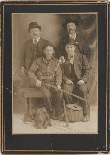 Unidentified men in a formal group Portrait