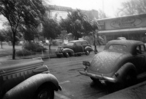 City Plaza During Rain